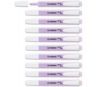 Stabilo 275 / 155-8 - Surligneur Stabilo Swing Cool Pastel - Glycine - Pack De 10 Pcs