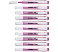 Stabilo 275/56 - Surligneur Stabilo Swing Cool - Rose - Lot De 10 Pcs