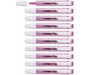 Stabilo 275/56 - Surligneur Stabilo Swing Cool - Rose - Lot De 10 Pcs