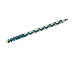 STABILO® 321/2B-6 Crayon triangulaire ergonomique pour gauchers - STABILO EASYgraph en pétrole - Stylo simple - dureté 2B