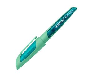 STABILO® 5033/40-41 Stylo scolaire EASYbuddy® - plume gaucher L, vert menthe, cartouche standard incluse
