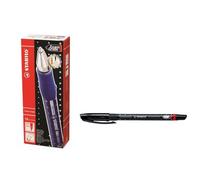 Stabilo 588 / 2-46 - Stylo À Bille Stabilo Exam Grade - Noir - Course 0,45 Mm - Paquet De 10 Pcs