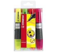 Surligneur Stabilo Luminator couleurs assorties - Pochette de 4