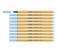 Stabilo 88/031 - Stylo Fineliner Point 88 - Bleu Néon - Paquet De 10 Pcs