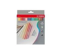 Stabilo Aquacolor Crayon De Couleur Aquarellable Dans Emballage En Carton 24 Pièces Import Allemagne