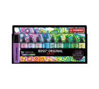 STABILO Boss Arty Line Lot de 10 surligneurs fluorescents