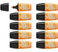 STABILO BOSS MINI by Snooze One - Mini surligneur - Lot x 10 surligneurs fluo - orange