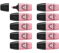 STABILO BOSS MINI Pastellove 2.0 - Surligneur - Lot x 10 surligneurs pastel - soupçon de rose