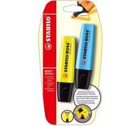 Stabilo Boss Original, jaune/bleu, Lot de 2 ? Surligneur. G