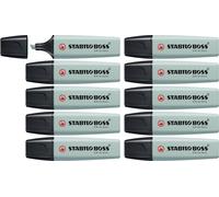 STABILO BOSS ORIGINAL NatureCOLORS - Surligneur - lot x 10 surligneurs - vert eucalyptus