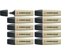 STABILO BOSS ORIGINAL NatureCOLORS - Surligneur - lot x 10 surligneurs - vert tilleul