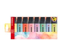 STABILO Surligneur Boss Original – couleurs pastel assorties – étui de 8