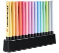 Surligneur Stabilo Boss couleurs pastel assorties - Set de 15