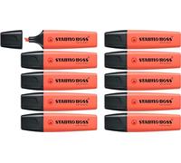 STABILO BOSS ORIGINAL Pastel - Surligneur - Lot x 10 surligneurs- douceur de corail