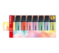 Surligneur Stabilo Boss Original couleurs pastel assorties - Etui de 8