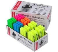 STABILO Surligneur BOSS ORIGINAL – couleurs fluorescentes : bleu, orange, jaune, vert, rose
