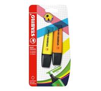 STABILO BOSS ORIGINAL - Surligneur - Blister x 2 surligneurs fluo - Jaune + orange
