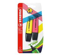 STABILO BOSS ORIGINAL - Surligneur - blister x 2 surligneurs fluo - jaune, rose