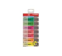 Stabilo BOSS ORIGINAL Surligneur couleurs assorties encre à l'eau 2-5 mm pack de 8