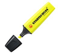STABILO BOSS ORIGINAL Surligneur pointe biseautée 2 et 5 mm - Jaune fluo