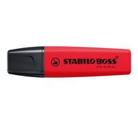 STABILO BOSS ORIGINAL Surligneur pointe biseautée 2 et 5 mm - Rouge fluo intense