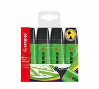 Evidenziatori - STABILO BOSS Original - Astuccio con 4 evidenziatori - Verde, 4 Pezzi