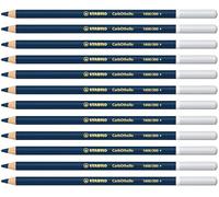 STABILO CarbOthello - Crayon de couleur - Lot x 12 crayons pastel fusain - Bleu de Prusse (1400/390)