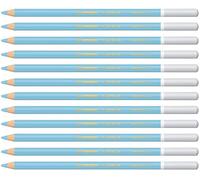 STABILO CarbOthello - Crayon de couleur - Lot x 12 crayons pastel fusain - Bleu gris clair (1400/435)