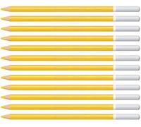 STABILO CarbOthello - Crayon de couleur - Lot x 12 crayons pastel fusain - Jaune de chrome foncé (1400/210)