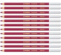 STABILO CarbOthello - Crayon de couleur - Lot x 12 crayons pastel fusain - Pourpre (1400/330)