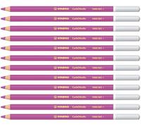 STABILO CarbOthello - Crayon de couleur - Lot x 12 crayons pastel fusain - Violet clair (1400/365)