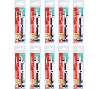 STABILO cartouche stylo roller- Lot x 10 recharges pour stylo encre gel Palette- bleu