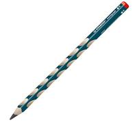 STABILO Crayon graphite ergonomique - EASYgraph - 1 crayon à papier HB - droitier - bleu ardoise 322/HB-6