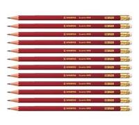 Crayon graphite stabilo swano hb corps hexagonal usage courant bout gomme