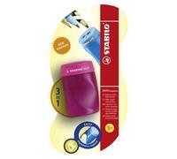 Stabilo Easy / B-41592-5 Taille-Crayon 3 En 1 Pour Gaucher Rose 1 Pièce Import Allemagne