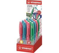 STABILO - EASYbirdy stylo plume 3D Wildlife, présentoir de 16 pièces