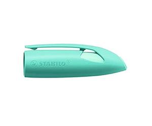 STABILO EASYbirdy Stylo-plume ergonomique avec capuchon | Lot de 1 - Vert aqua/menthe