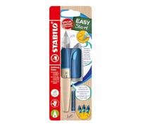 STABILO EASYbirdy Timber - Stylo plume enfant - Blister carton x 1 stylo plume - droitier + 1 e réglage - bleu