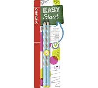 Stabilo Easygraph Crayon pour gaucher 2 pièces bleu