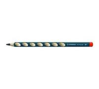 STABILO - Crayon graphite EASYgraph - ergonomique HB mine large bleu ardoise droitier - Lot de 12