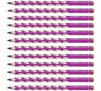 Stabilo Easygraph - Lot De 12 Crayons Graphite Ergonomiques Hb (Rose) - Droitier - 322/01-Hb