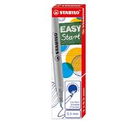 STABILO EASYoriginal - Recharges pour stylo roller ergonomique - Lot x 3 recharges - Encre bleue effaçable - pointe 0,3 mm