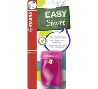 STABILO EASYsharpener Blister Taille-crayon ergonomique rose avec réservoir - Droitier