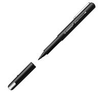 Stylo feutre Stabilo Driver M à capuchon pointe 1 mm - écriture moyenne - Noir