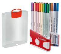 STABILO Feutre Pinceau Pen 68 Brush- étui colorparade x 20 feutres- Coloris Assortis