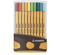 STABILO Feutre point 88, ColorParade de 20, gris/orange G