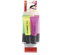 STABILO filet de 5 surligneurs Texmarker NEON assortis