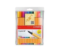 Stabilo Fineliner Point 88 - 15 Pièces En Couleurs Assorties