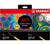 Stabilo - Fineliner Point 88 et Pen 68 Arty Creative | boîte de 68 pièces