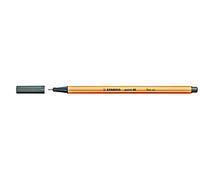 STABILO Fineliner point 88 - Lot de 3 - Gris foncé